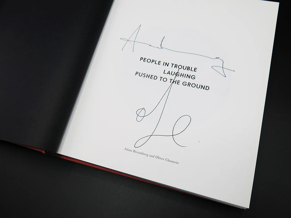 Adam Broomberg & Oliver Chanarin - People In Trouble Laughing Being Pushed To The Ground (Signed, Rare) - Image 3