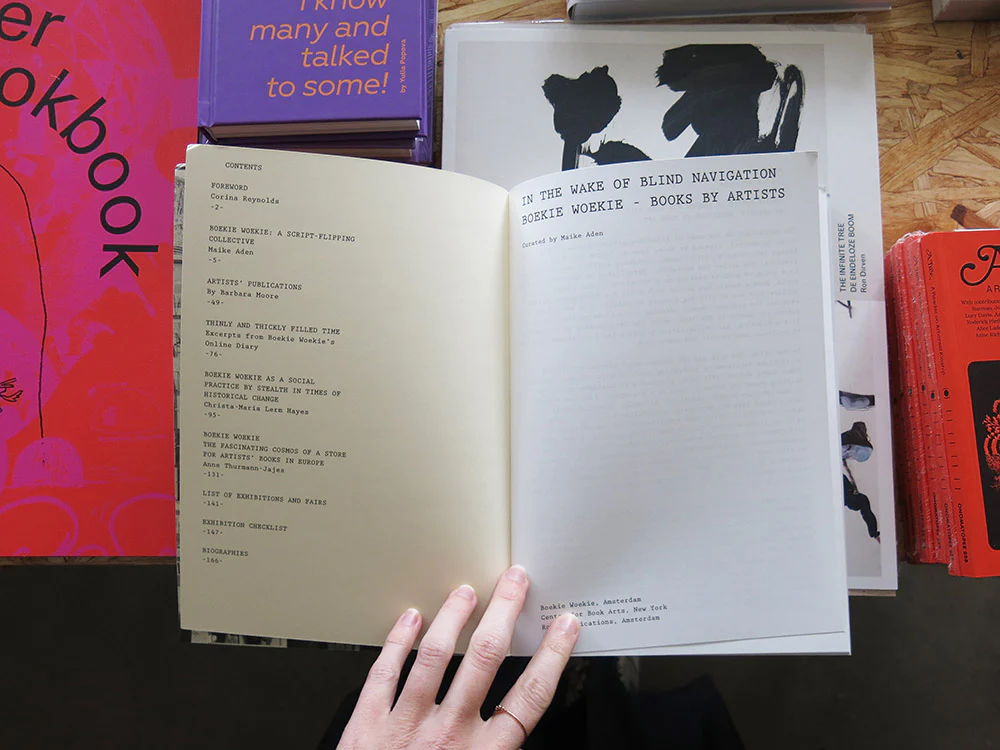 In the Wake of Blind Navigation. Boekie Woekie – Books by Artists - Image 2