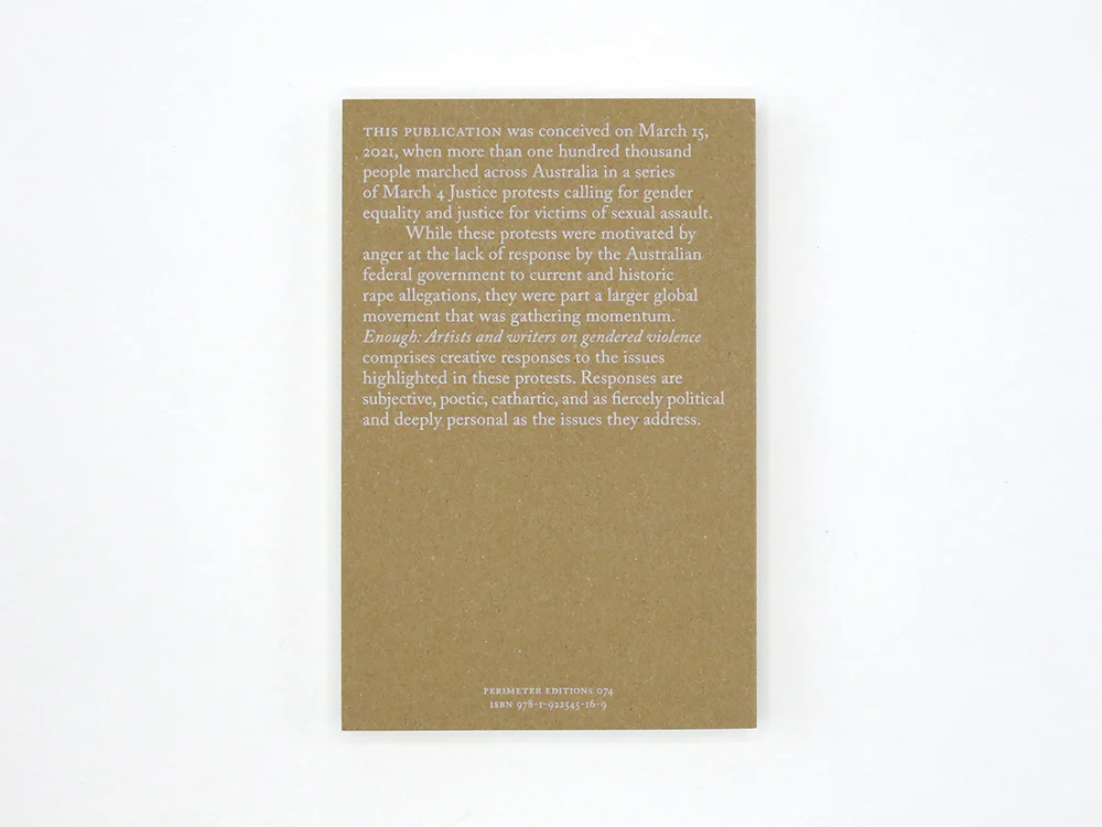 Enough: Artists and writers on gendered violence - Image 2