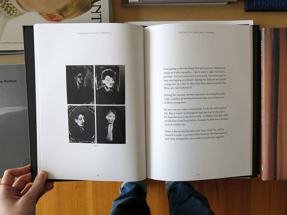 Tony Clark & Lyndal Walker â Ephemerality Is All Very Well: Portraits Of Rowland S. Howard - Image 3