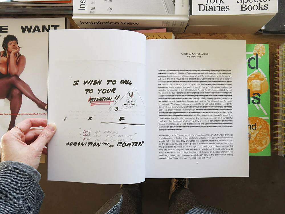 William Wegman – Writing by Artist - Image 2